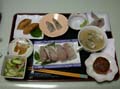teshuku sasimi from the fish bought this morning a